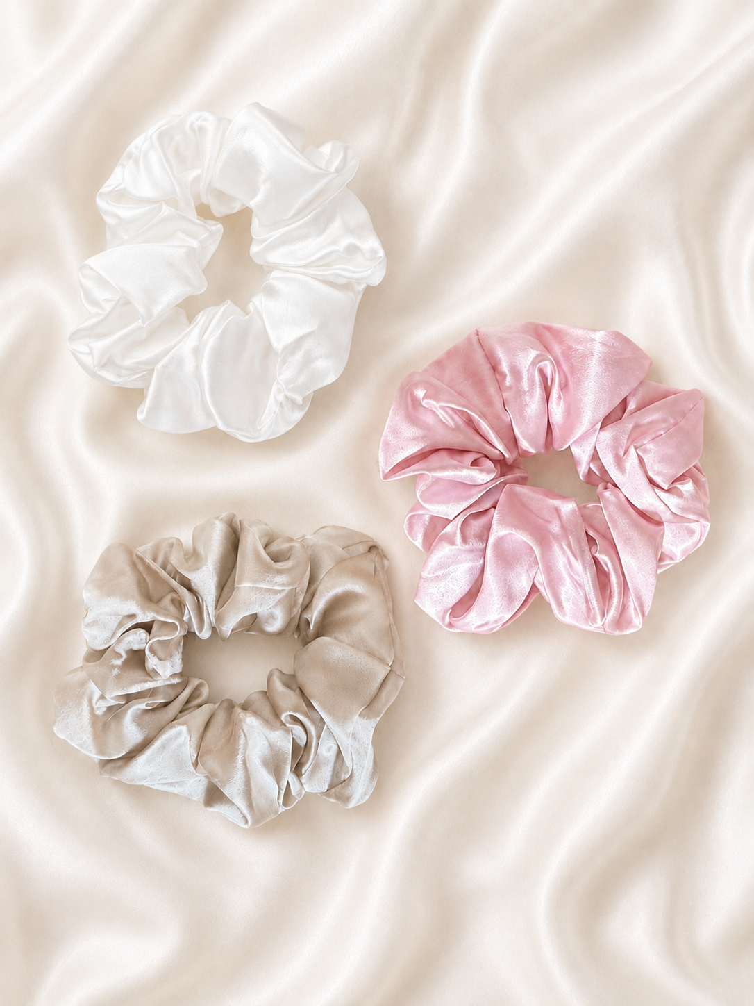 Large Scrunchie LUNA aus 100% Maulbeerseide